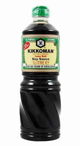 Kikkoman Soy Sauce Less Salt 1L