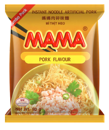 Mama Instant-Nudeln – Jumbo-Packung mit Schweinefleischgeschmack, 90 g 