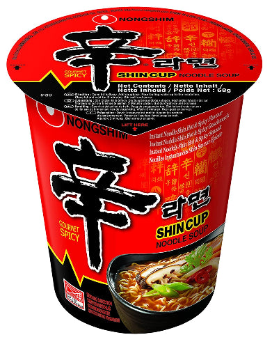 Nongshim Shin Cup Nudeln – Gourmet-scharf, 68 g 