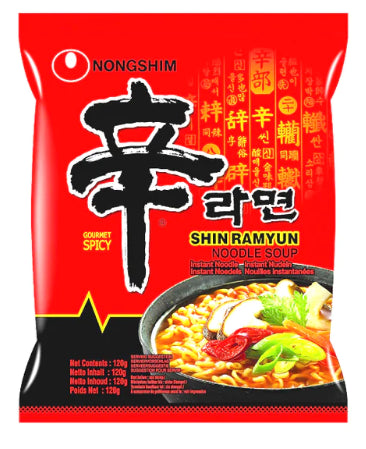Nongshim Shin Ramyun Noodles - Gourmet Spicy 120gm