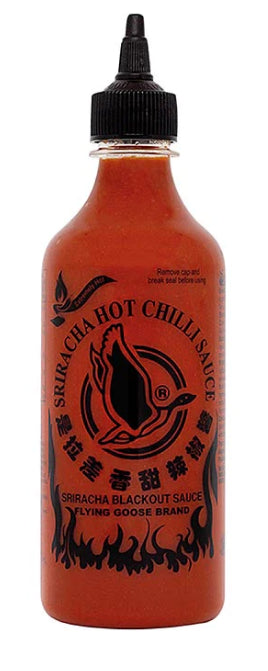 Flying Goose Sriracha Blackout Chilisauce 455 ml