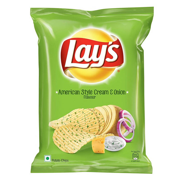 Lays Chips - American Style Cream & Onion 52gm