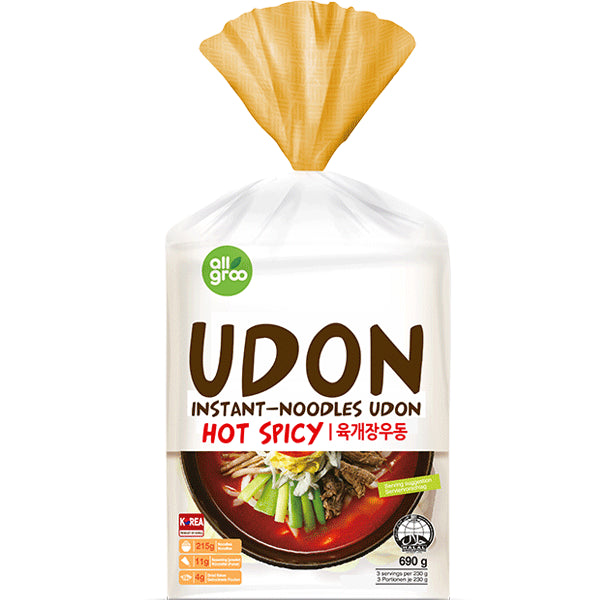 All Groo Instant Udon Noodles - Hot Spicy 690gm