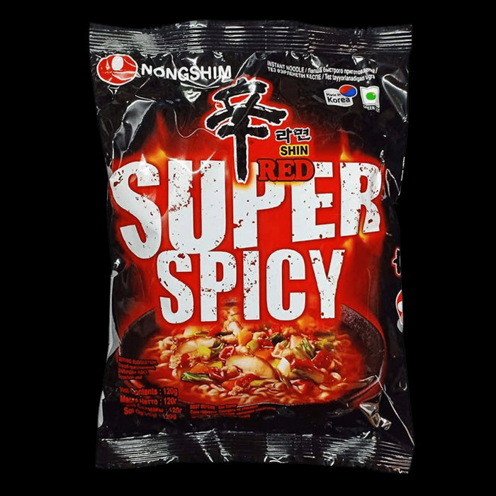 Nongshim Shin Ramyun Noodles - Super Spicy 120gm