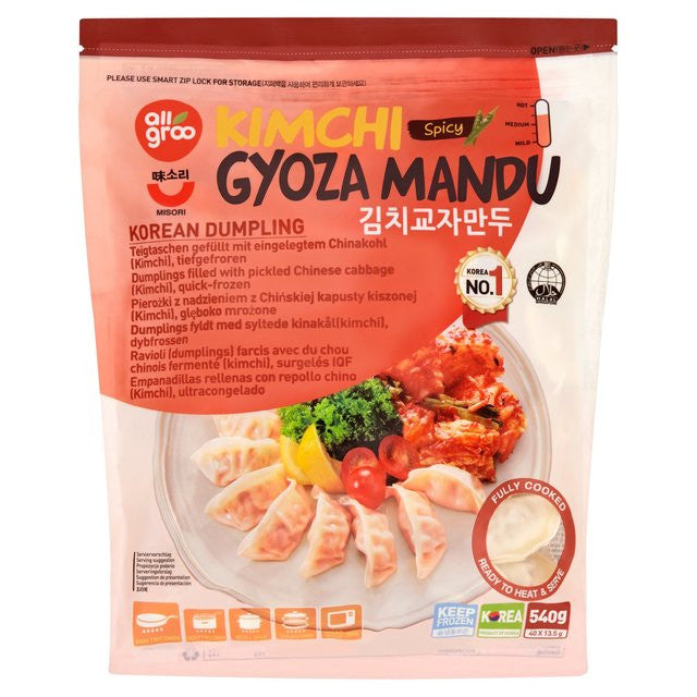 Frozen All Groo Gyoza Mandu Dumpling - Kimchi 540gm (Only Berlin Delivery)