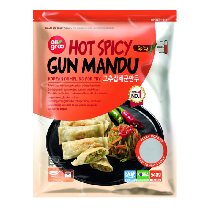 Frozen All Groo Gun Mandu Dumpling – scharf würzig 540 g (nur Lieferung in Berlin)