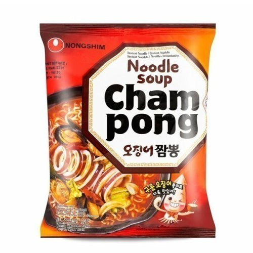 Nongshim Instant-Nudeln – Cham Pong 124 g 