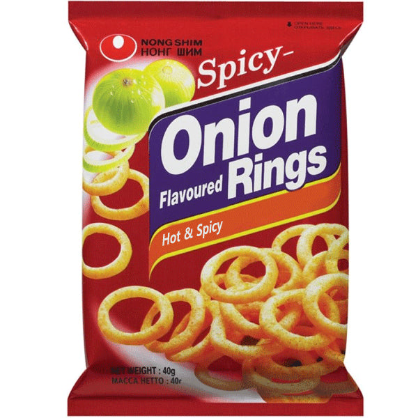 Nongshim Onion Rings (Hot & Spicy) 40gm