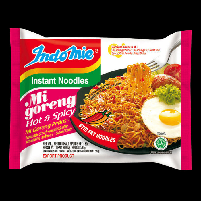 Indomie - Mi Goreng Hot & Spicy 80gm