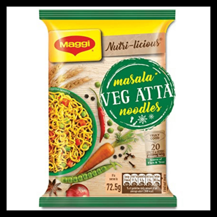 Maggi Masala Veg Atta Noodles 72.5gm