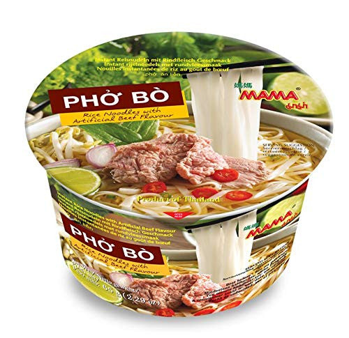 Mama Pho Bo - Beef Flavour Rice Noodles 65gm