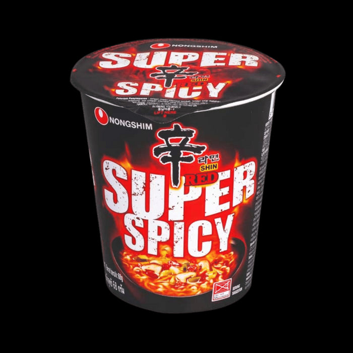 Nongshim Shin Red Super Spicy Noodles Cup 68gm