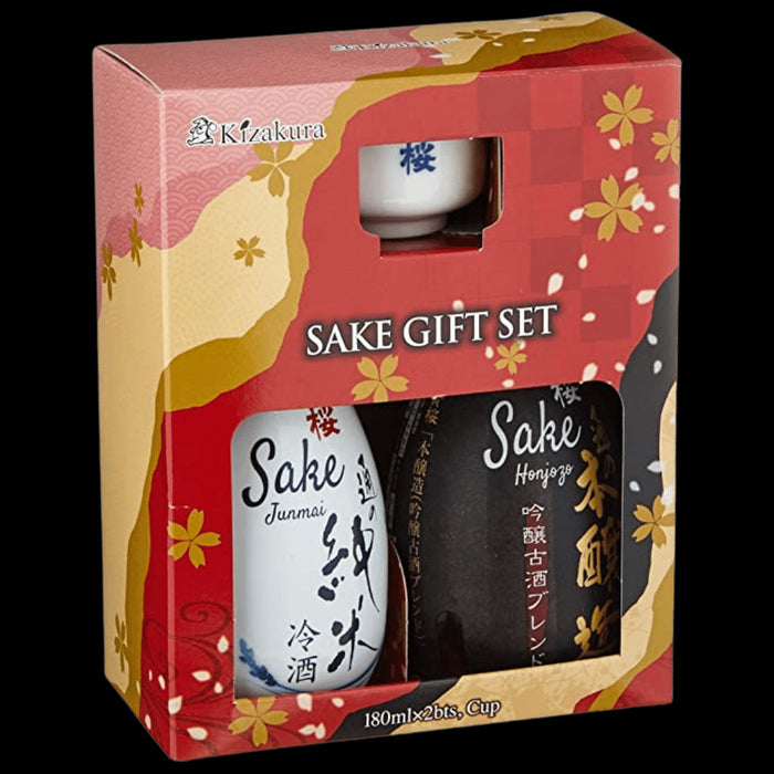 Kizakura Sake Gift Set 180ml (2bottles)