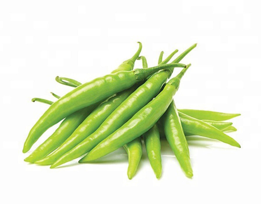 Frische grüne Chili 250 g 
