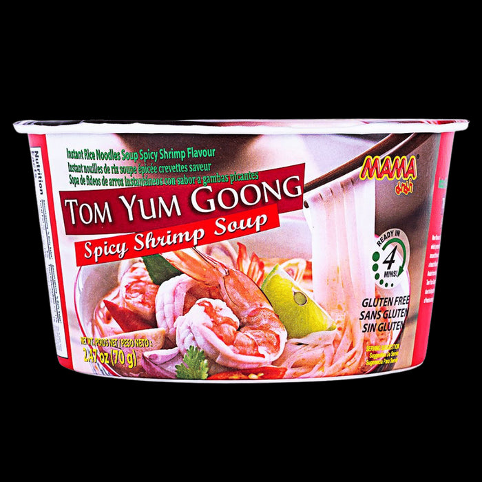 Mama Tom Yum Goong - Spicy Shrimp Rice Noodles 68gm