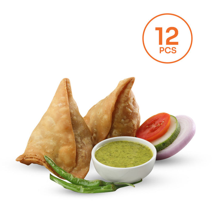 Fresh Handmade Homely Aloo Samosas - 12 pieces (Only Berlin Delivery)