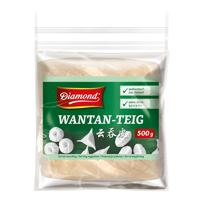 Frozen Diamond Wantan-Teig 500gm - Only Berlin Delivery