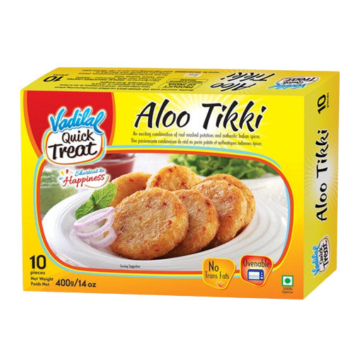 Frozen Vadilal Aloo Tikki (10 pcs) 400gm - Only Berlin Delivery