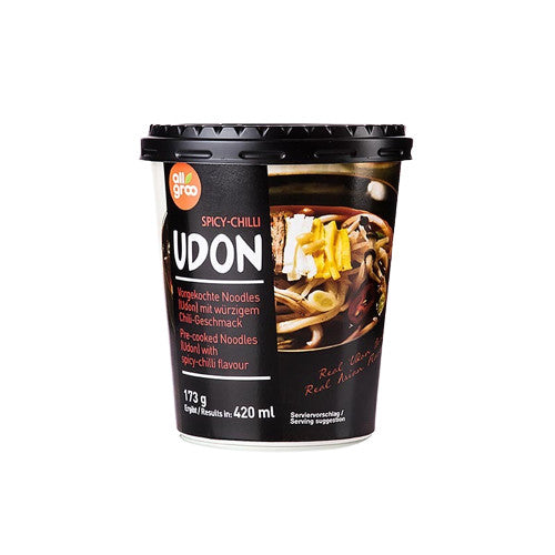 All Groo Cup Udon Noodles - Spicy Chilli 173gm