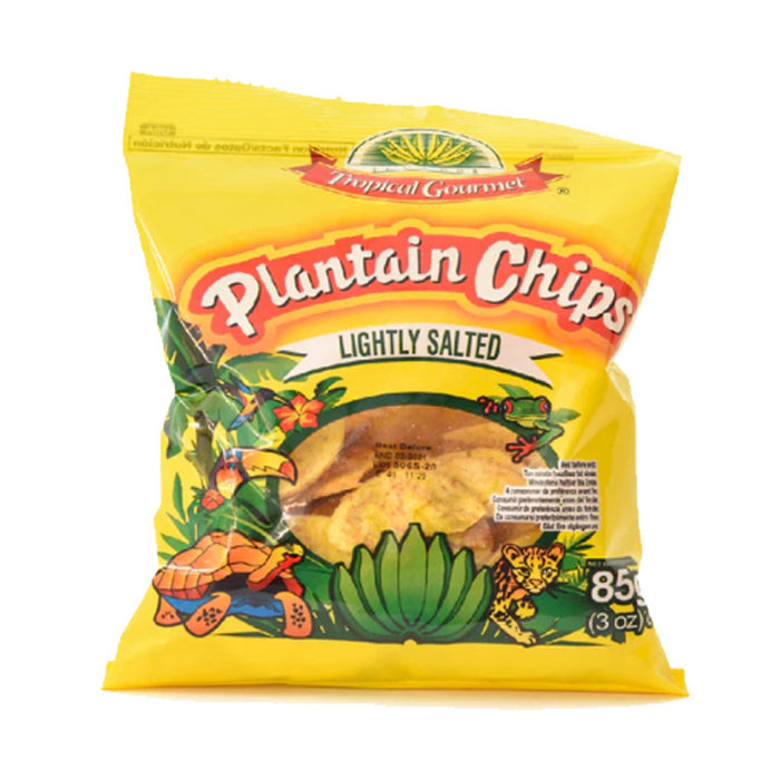 Tropical Gourmet Plantain Chips - Lightly Salted 85gm