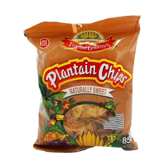 Tropical Gourmet Plantain Chips - Sweet 85gm