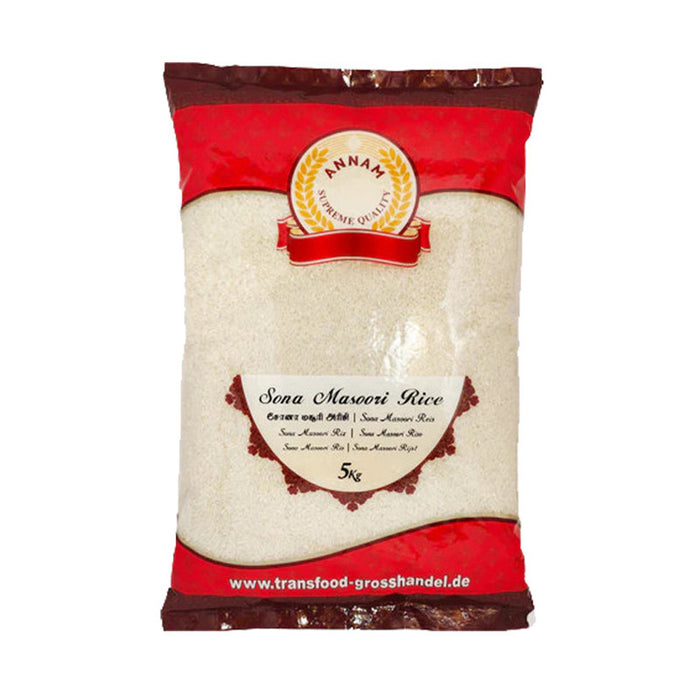 Annam Sona Masoori Rice 5kg - Expiry Oct 2026