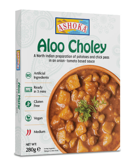 Ashoka verzehrfertiges Aloo Chole 280 g